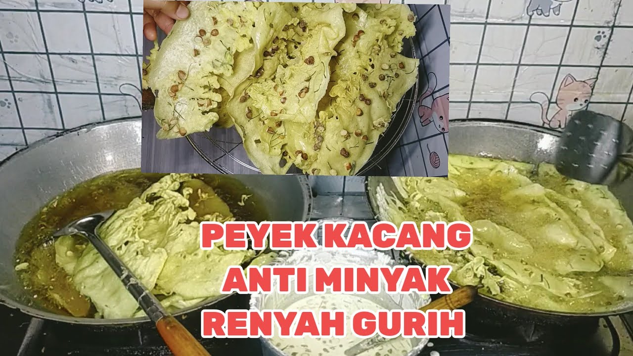 PEYEK KACANG RENYAH ANTI MINYAK, WALAUPUN GORENG NYA DENGAN MINYAK