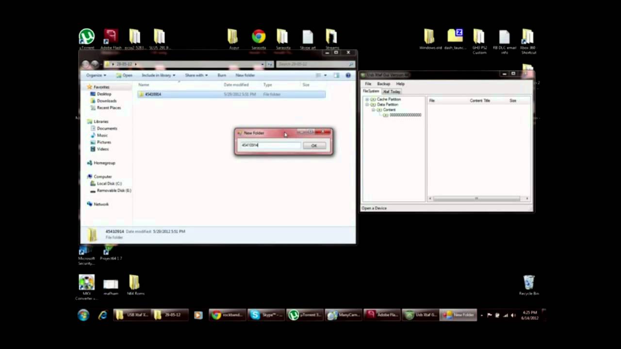 How to put your RB DLC Customs onto your Xbox 360.