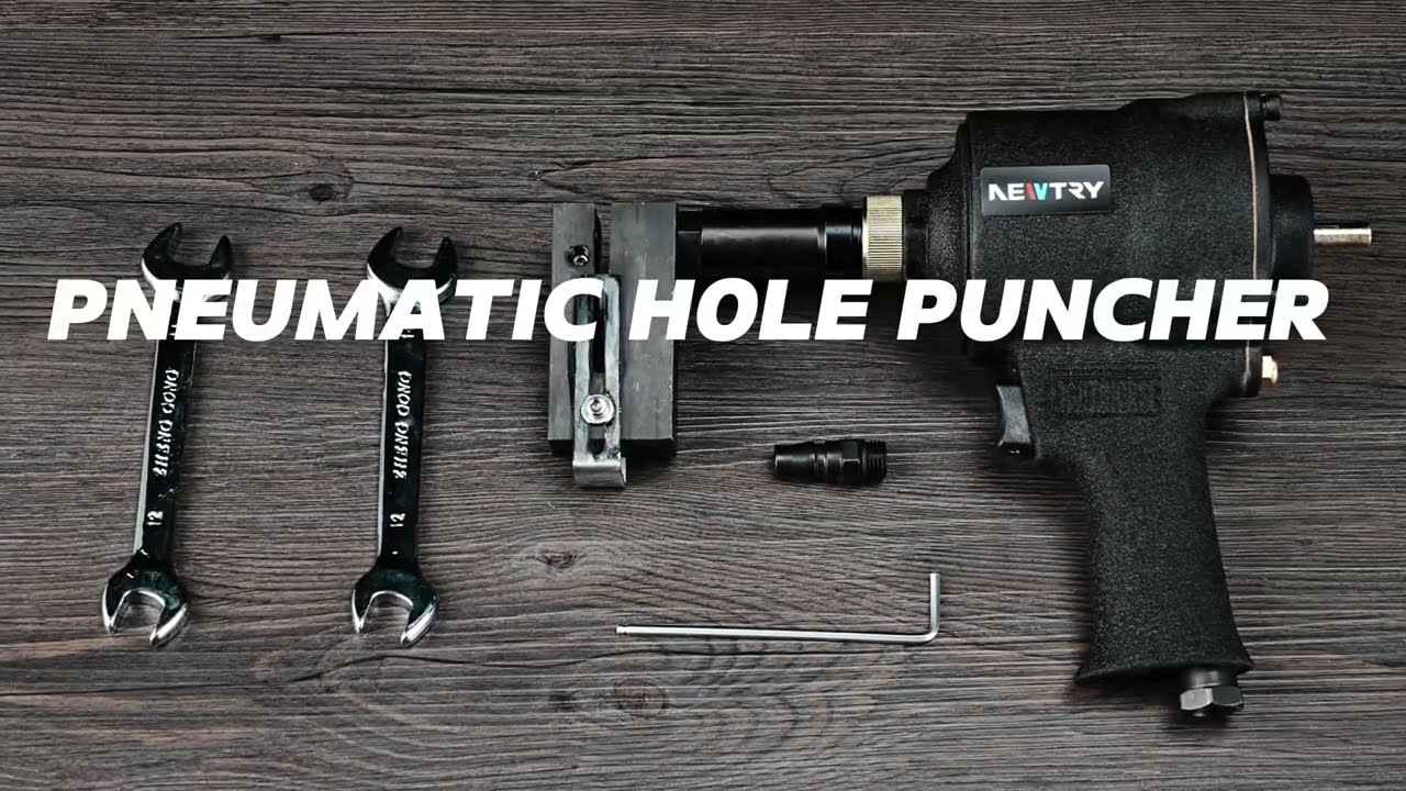 NEWTRY 8mm Pneumatic Hole Puncher &ndash; Fast, Clean & Precise Metal Punching Made Easy