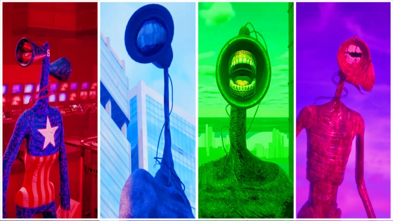 Siren Head Hause Head Megamix MegaBattle