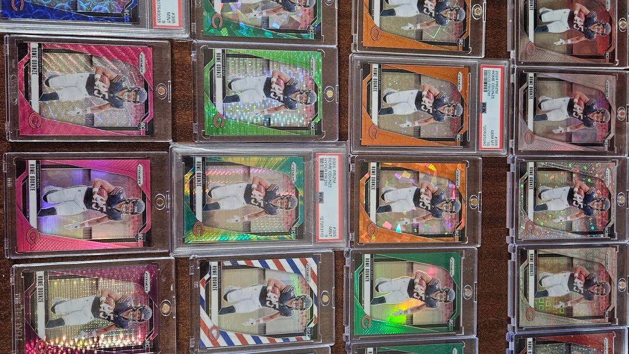 My 20 card Rome Odunze Prism collection 