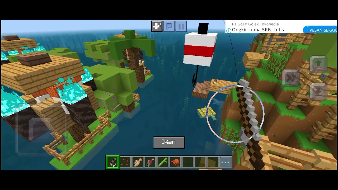 pertama kali punya kucing di Minecraft