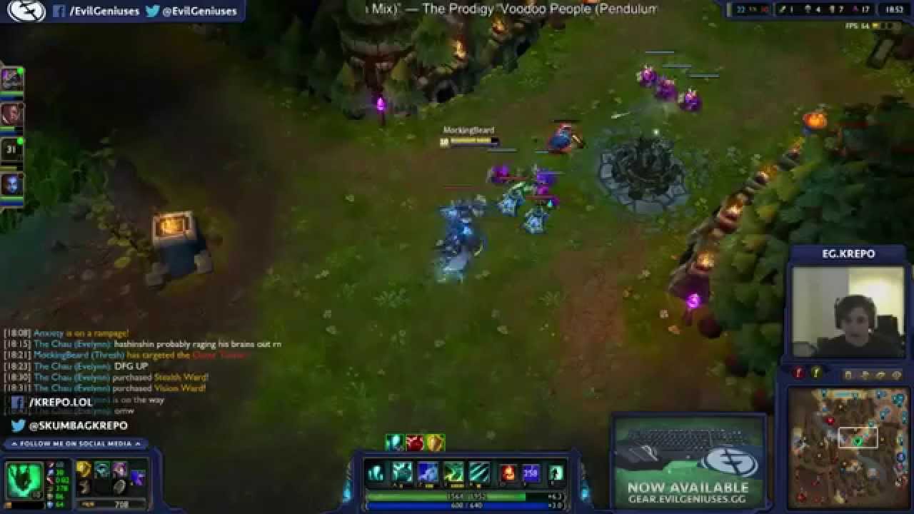 EG Krepo Thresh vs Karma [Diamond 1 Ranked solo queue Support]