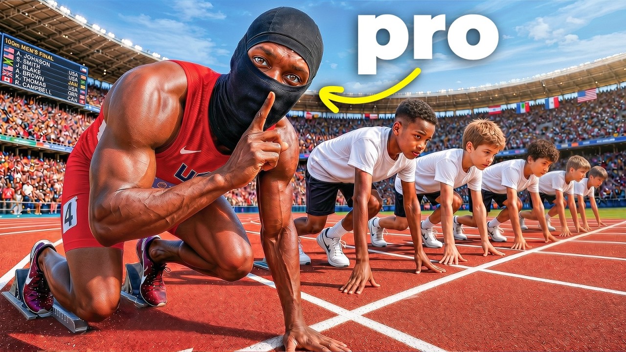 I Snuck A Pro Into A High School Track Meet