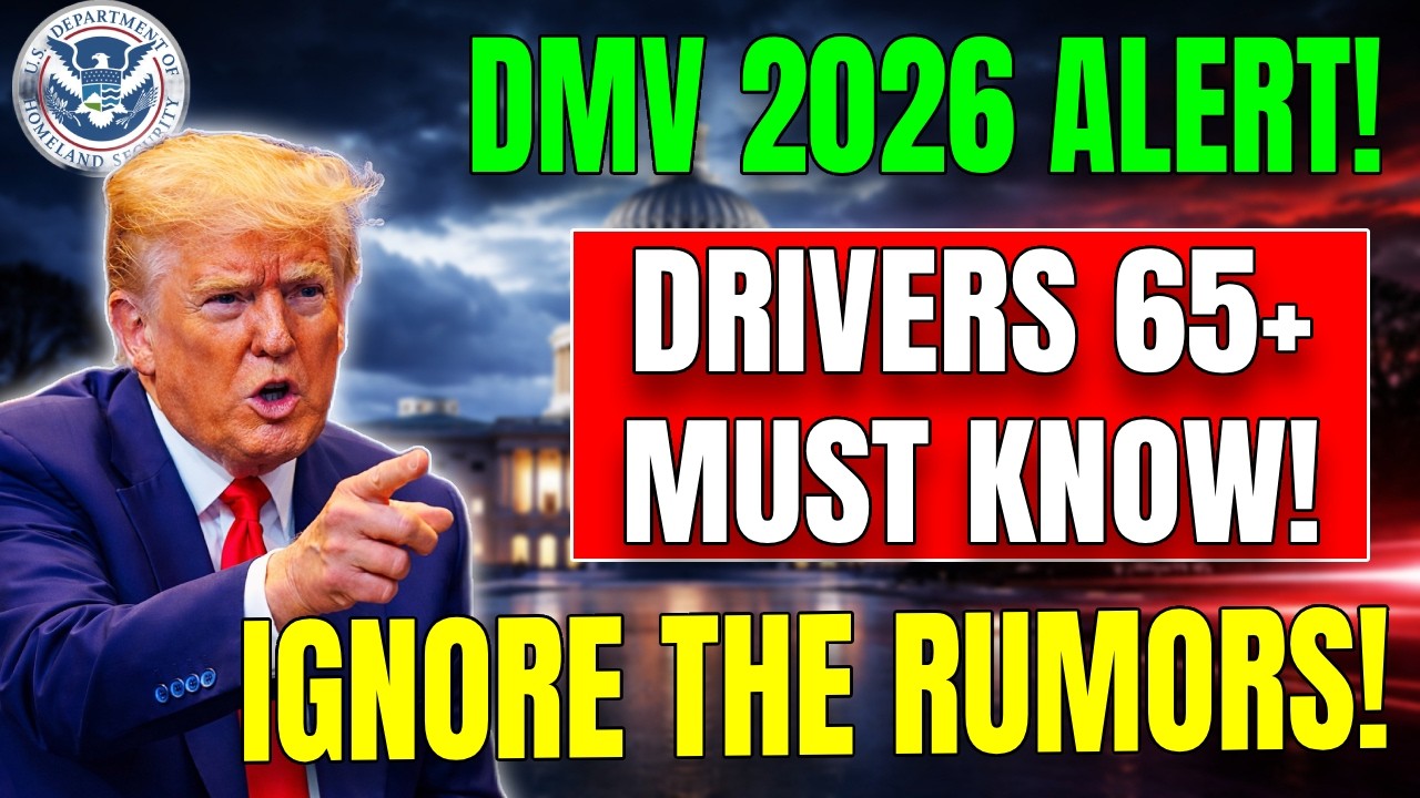 URGENT 3 Real DMV Surprises for Drivers 65+ in 2026 Ignore the Rumors