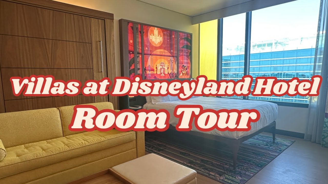 Villas at Disneyland Hotel Tour 🏰 | Preferred View Studio + Lobby & Pool Walkthrough!