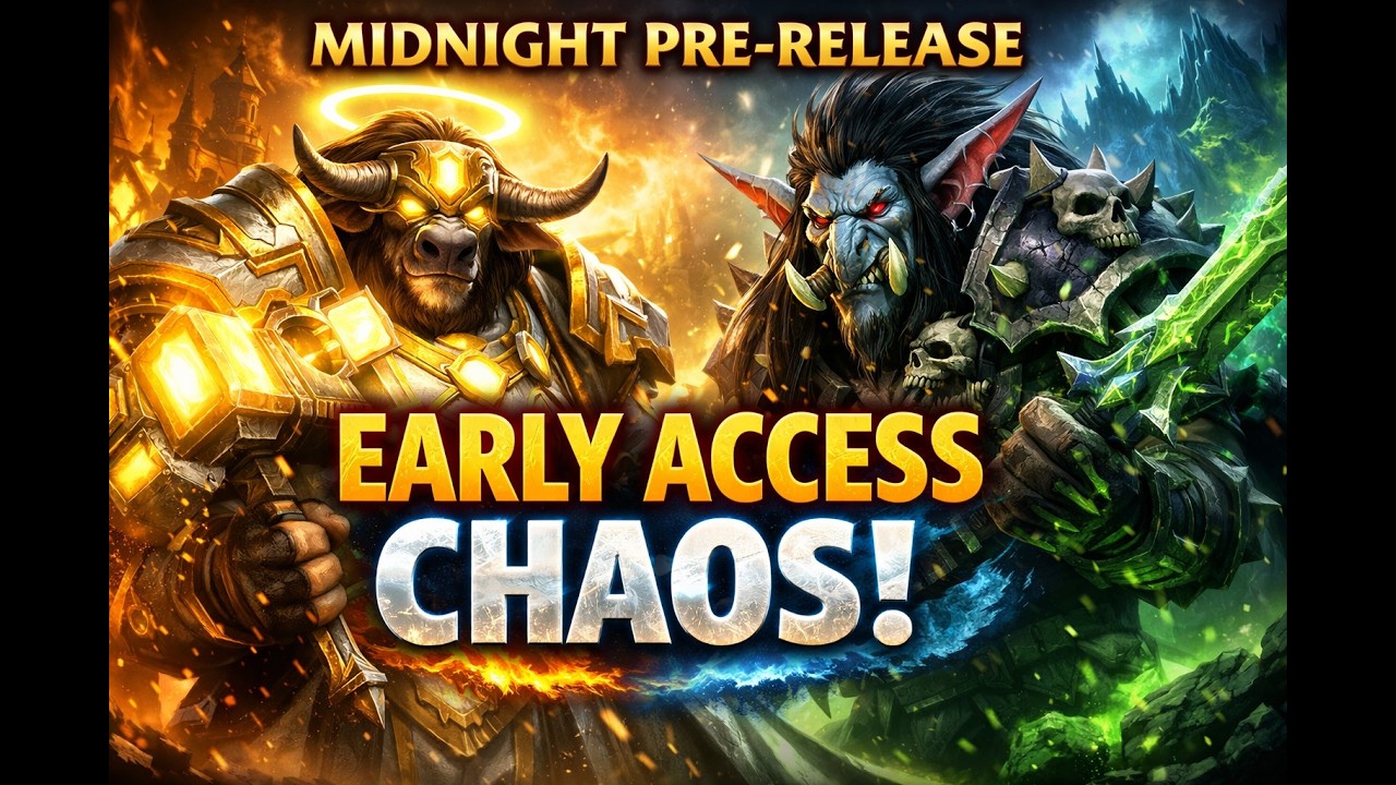 MIDNIGHT PRE-RELEASE IS LIVE! ⚔️ WoW Midnight Early Access Madness