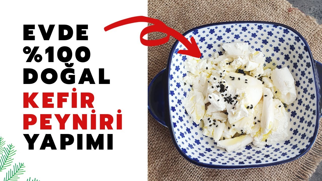 Krem peynire Rakip 💯Dogal ev yapimi KEFİR PEYNİRİ | probiyotik zengini peynir
