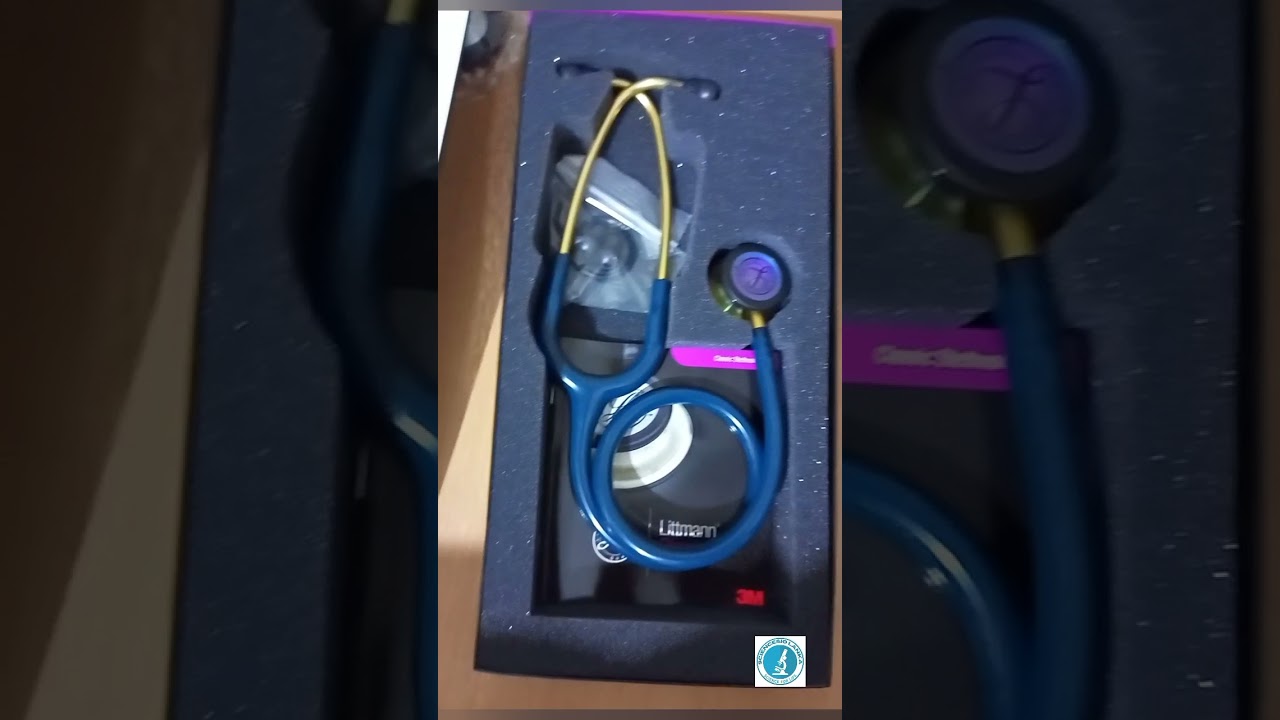 Littmann Classic III Stethoscope Caribbean Blue tube Rainbow chest piece 5807. #littmannclassiciii