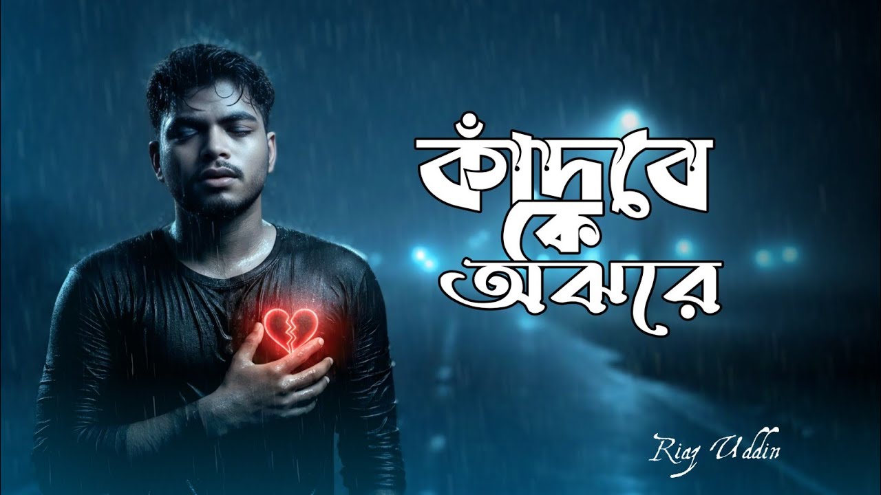 কাঁদবে কে অঝরে - Kandbe Ke Ajhore | Riaz Uddin | New Bangla Sad Song 2026 | MRJ Official