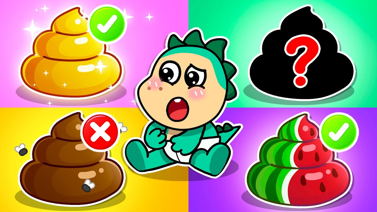 🤢Eww! Goo Won&rsquo;t Stop Pooping,💩 Spike Can&rsquo;t Change a Diaper 👶! Stories for Kids by Fire Spike 🔥