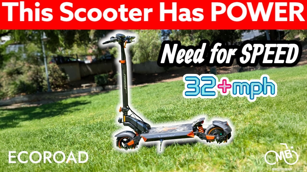 Eco Road Et8 Electric Scooter Review | 1000w Power | 32 Mph Speed | 50 Mile Range!