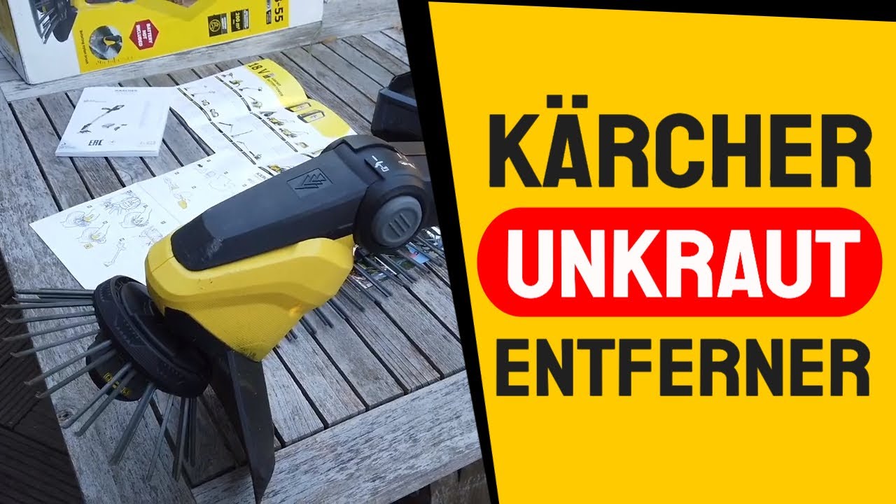 🌻 K&auml;rcher Unkrautentferner K&auml;rcher Moosentferner WRE 18-55, 18Volt Test