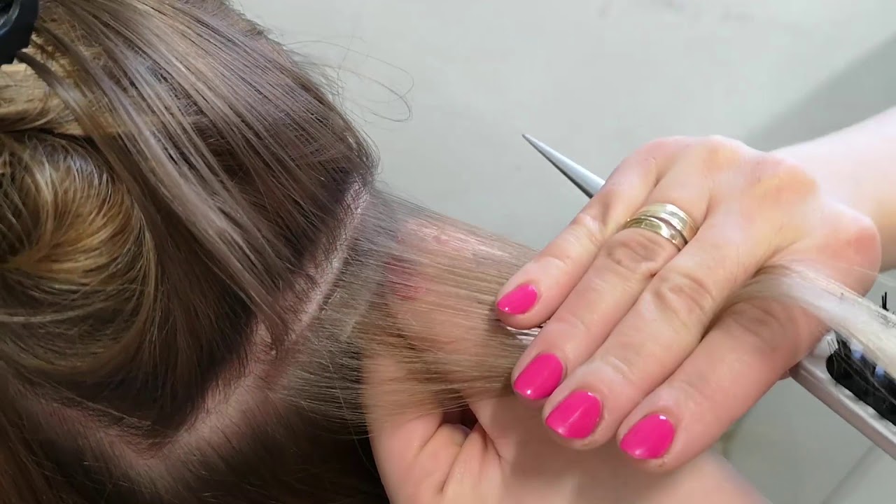 Przedłużanie włosów tape on, kanapki, Studio Magda