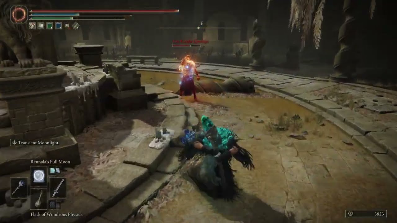 Shadow Of The Erdtree DLC - Fire Knight Queelign - No hit with mage - Elden ring