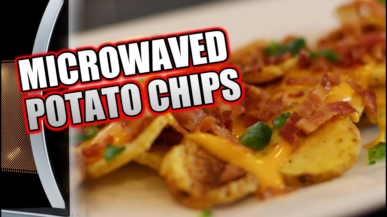 Superbowl Snack #3:  HOW TO MICROWAVE POTATO CHIPS Recipe  |  HellthyJunkFood