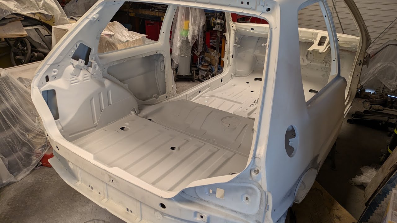 Project Peugeot 106 Rallye floor preparation time 