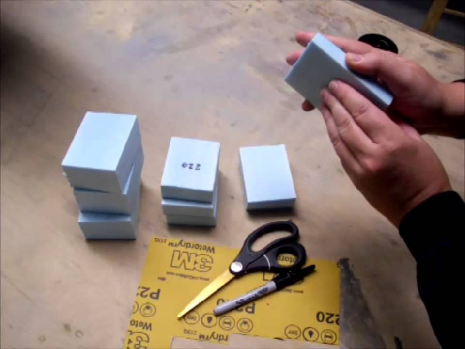 R/C Model Fiberglass Finishing Part 1 - Tools