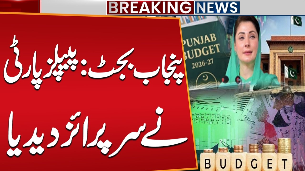 Punjab Budget 2026 | PPP Gives Surprise Move in Budget Session | Breaking News | Public News