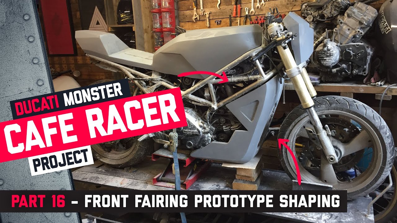 Ducati Monster Cafe Racer Part 16 - Front Fairing Prototype Shaping