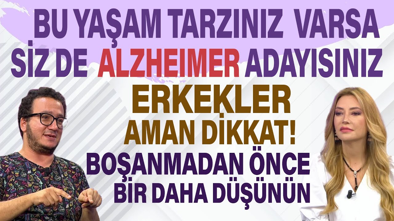 Eğer bu yaşam tarzı varsa kesin Alzheimer adayısınız Erkekler boşanmadan önce bir kez daha düşünün
