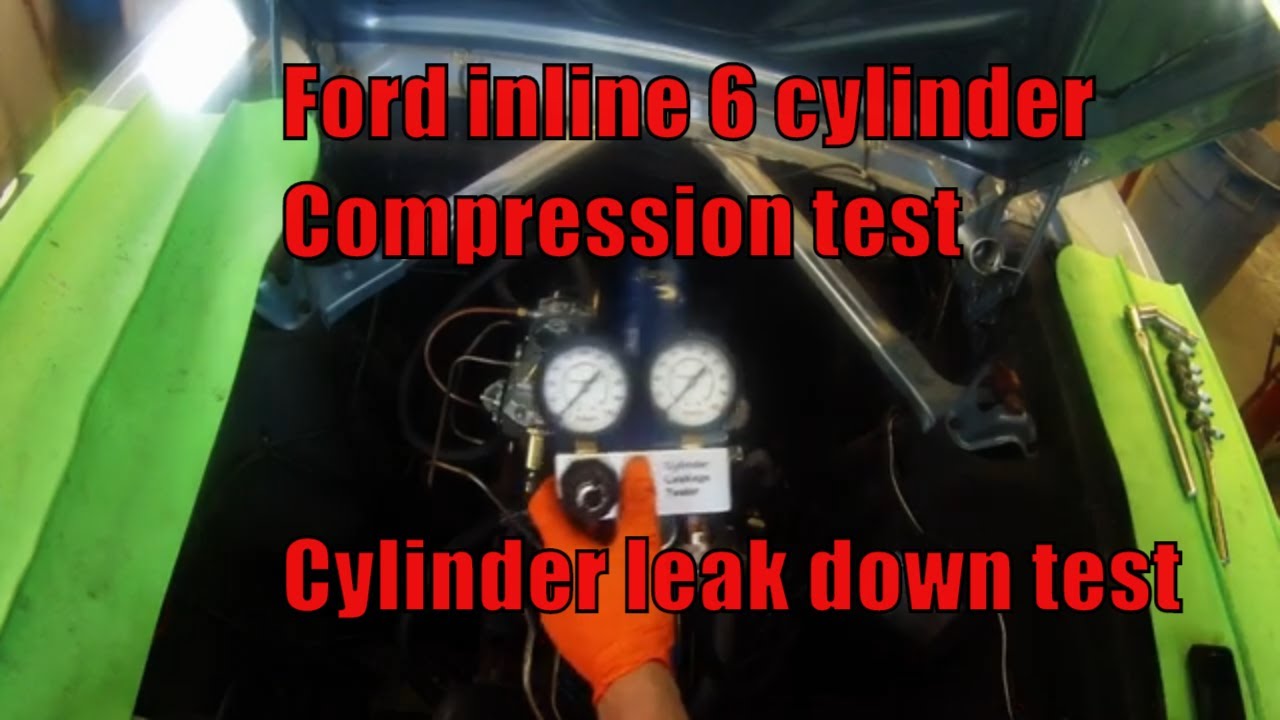 How to diagnose cylinder misfire on 1966 Ford Mustang. Compression test & cylinder leak down test.