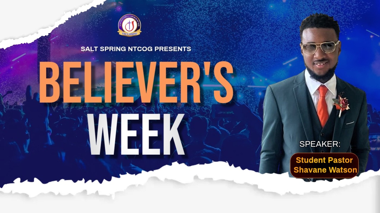 Believer's Week - Night 4 - Student Pastor. Shavane Watson