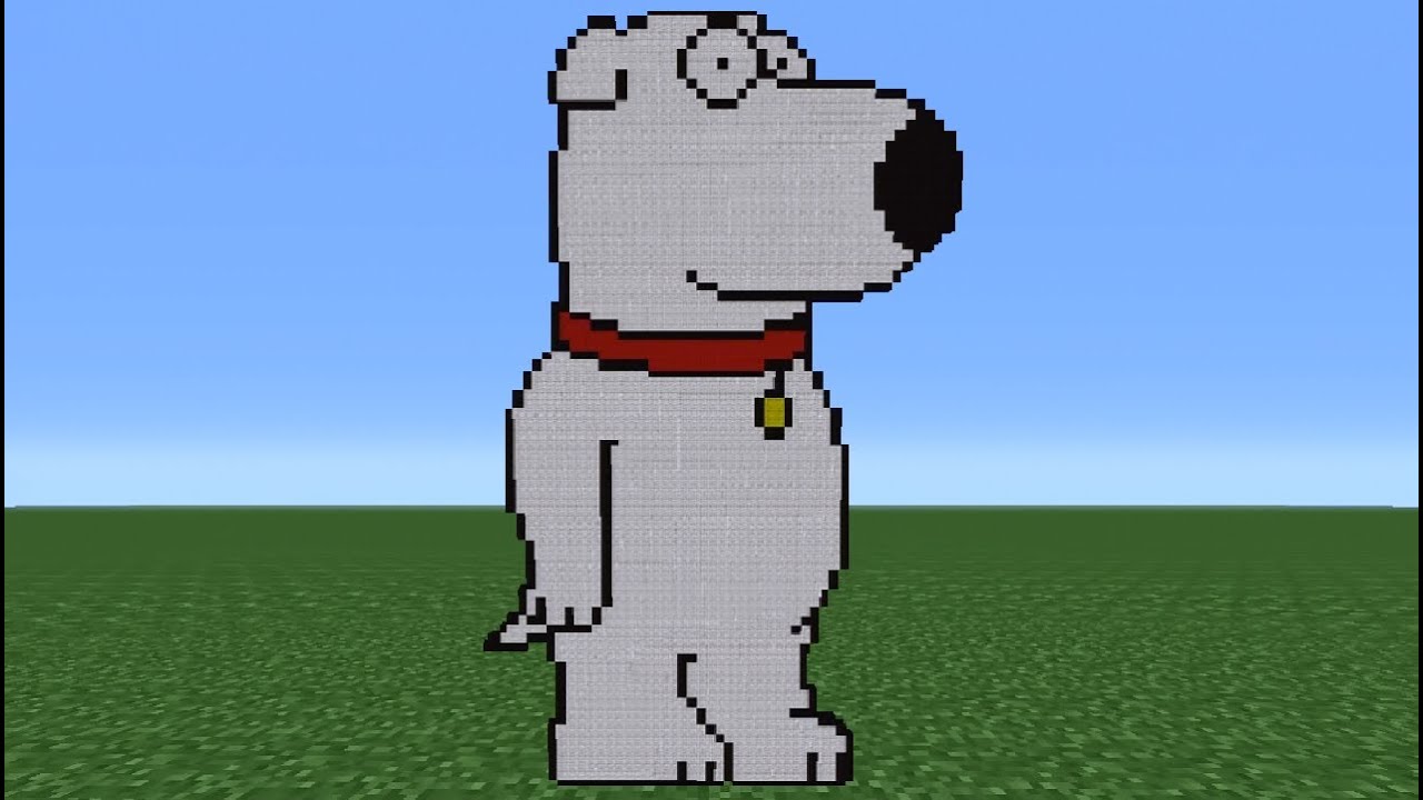 Minecraft Tutorial: How To Make Brian (Family Guy)
