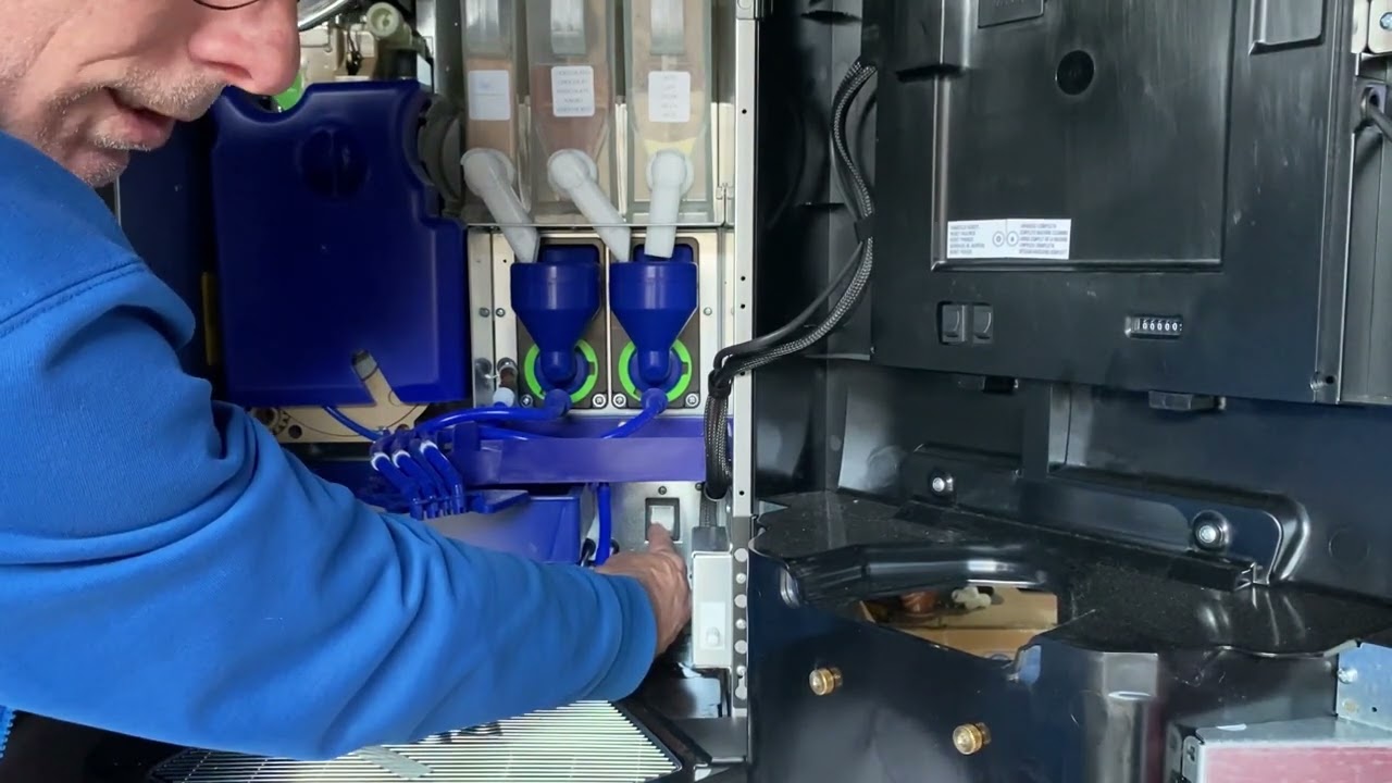 Necta Krea Prime - Maintenance Buttons - Power, rinse and error reset