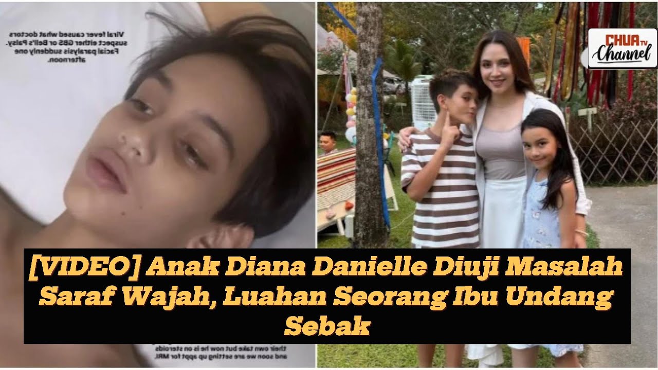 Anak Diana Danielle Diuji Masalah Saraf Wajah, Luahan Seorang Ibu Undang Sebak