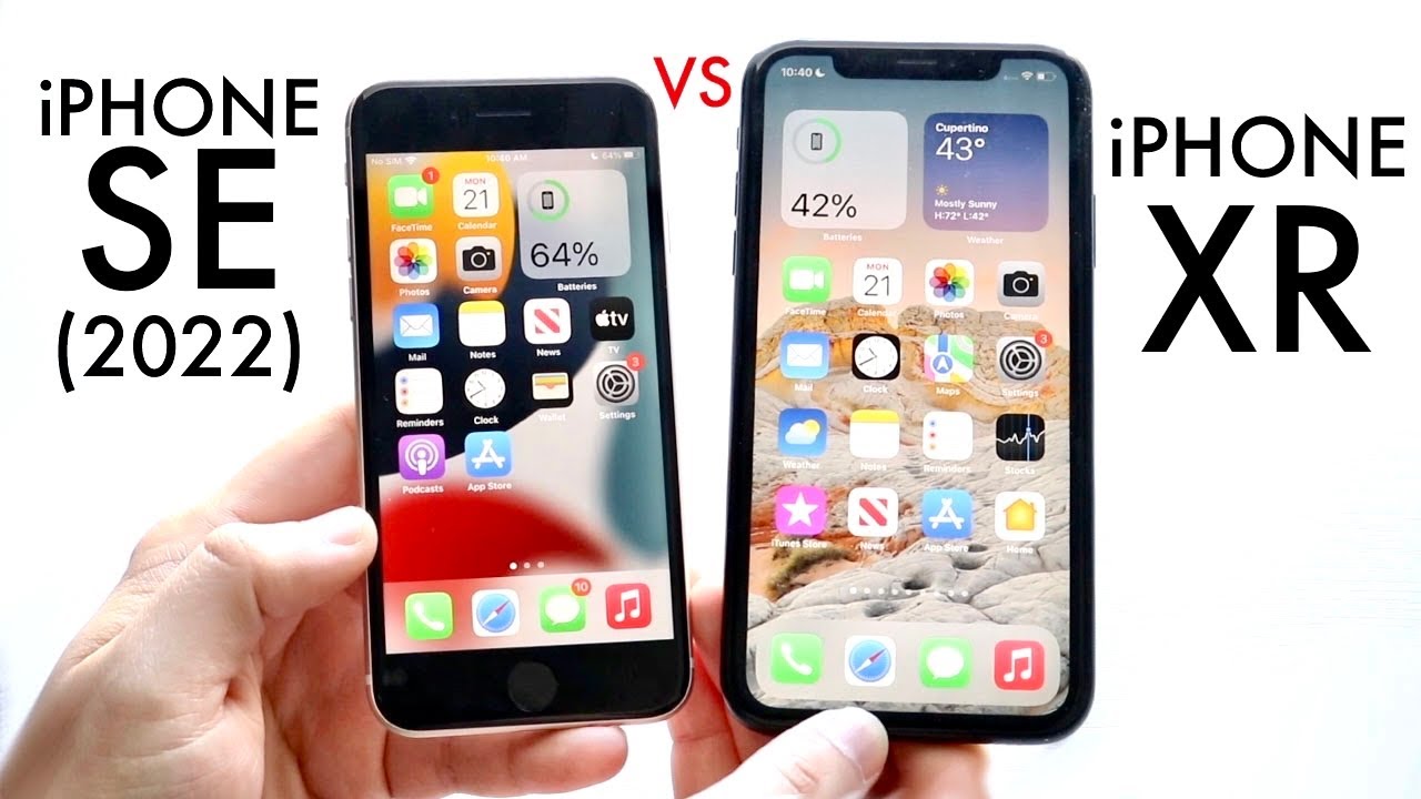 iPhone SE (2022) против iPhone XR! (Сравнение) (Обзор)