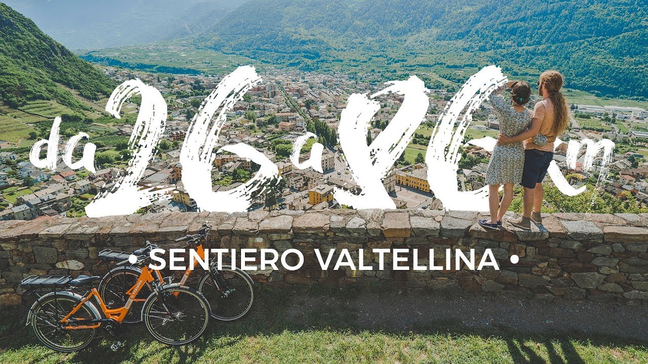 TIRANO e il SENTIERO DEI CASTELLI (o parte di esso) 🚴🏰 Sentiero Valtellina ep.3