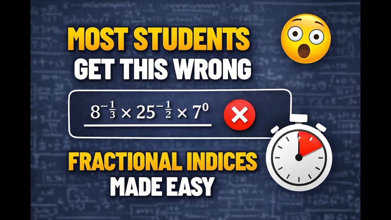 Most Students Get This Wrong 😳 | Indices Trick Q186