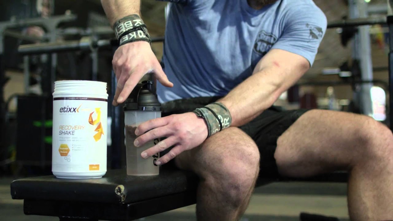 Glenn Kearney on Etixx Recovery Shake