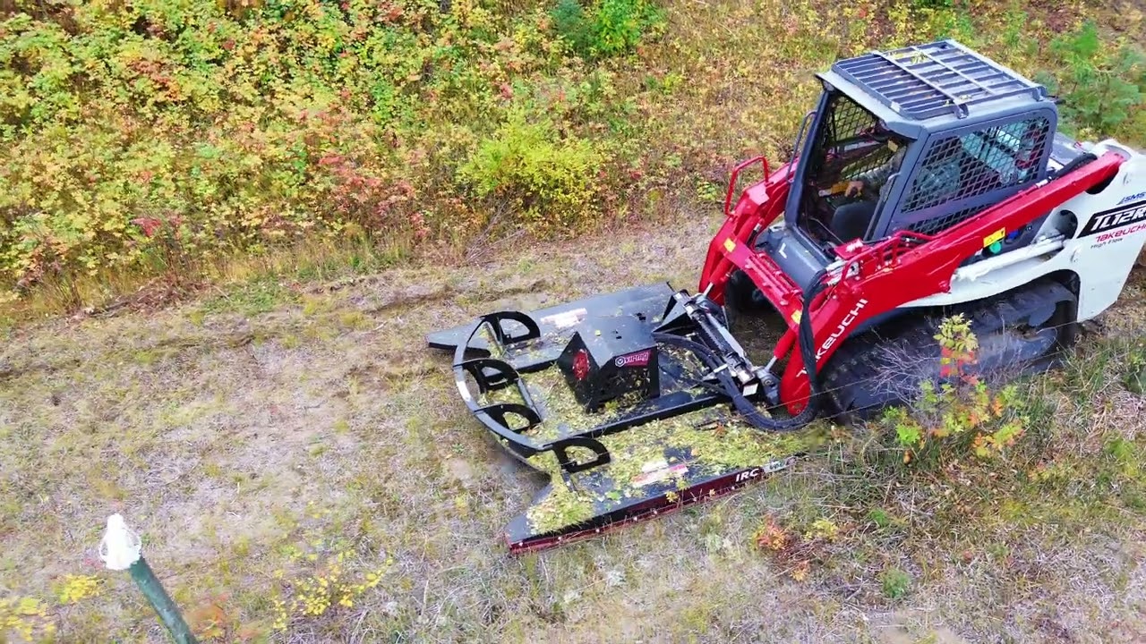 V60 Open Front Brush Cutter Review  |  From Grass to 8” Trees, This Virnig Attachment Does It All