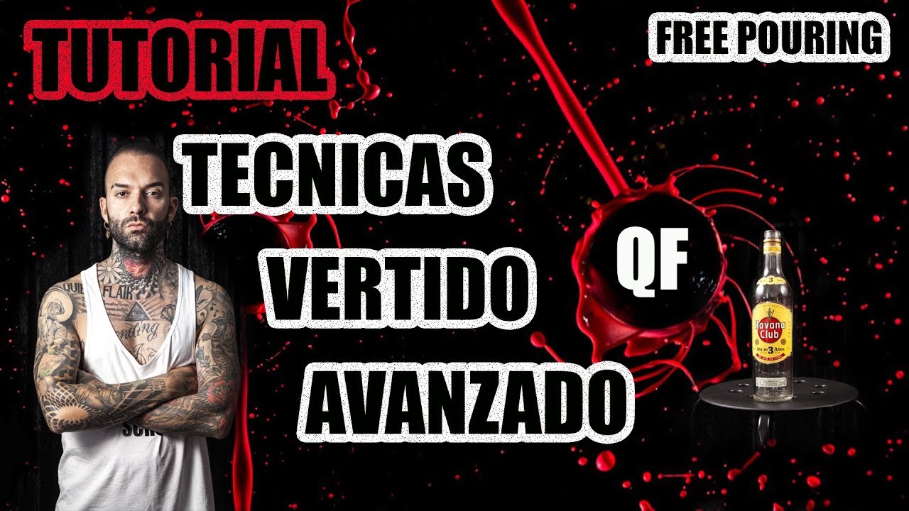 🍸APRENDE ESTO !!! TECNICA DE FREE POURING AVANZADA BARTENDER TUTORIAL #tutorialcocktail