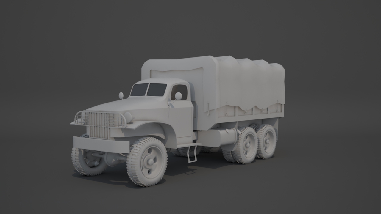 Modeling Military Truck 3ds max tutorial part - 1