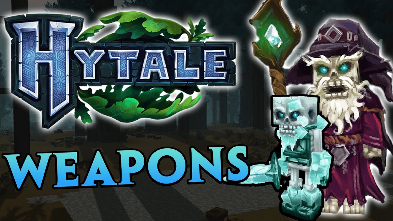 HYTALE Weapons || Rarities, Crafting, staffs & more!