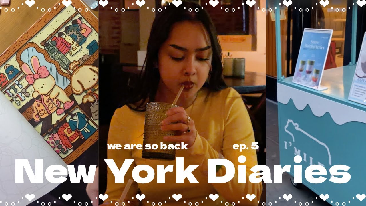 new york diaries ep. 05 | winning a giveaway, arts and crafts, haul, and life updates! 🪷🫧🌟💌