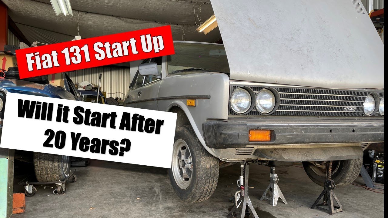 Starting the Fiat 131 After 20 Years