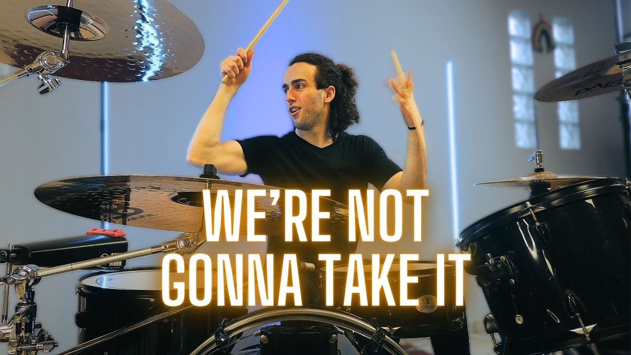 We're Not Gonna Take It (Twisted Sister) • Drum Cover by Luke Rhythmfer