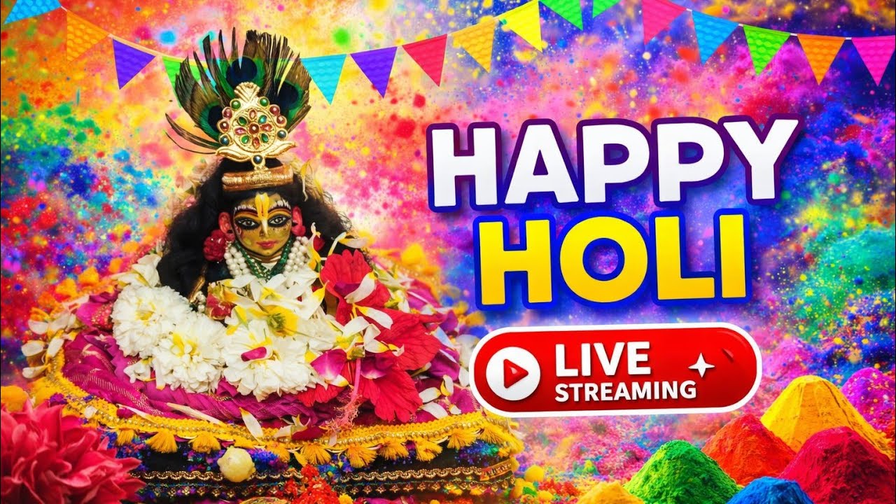 Holi special live streaming session 😄