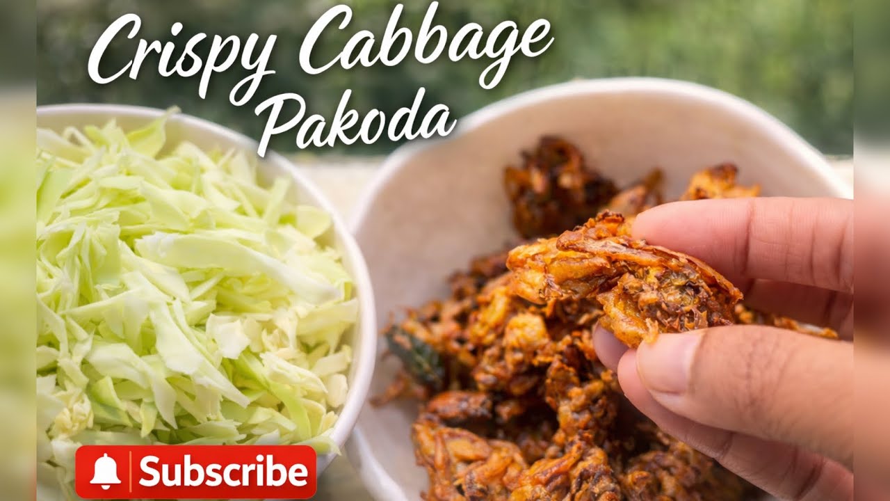 Crispy Cabbage Pakoda | Cabbage Pokada #food  #cooking #ytshorts #trending #yt #viral 