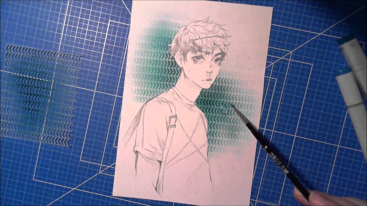 Using stencils with the copic airbrush system