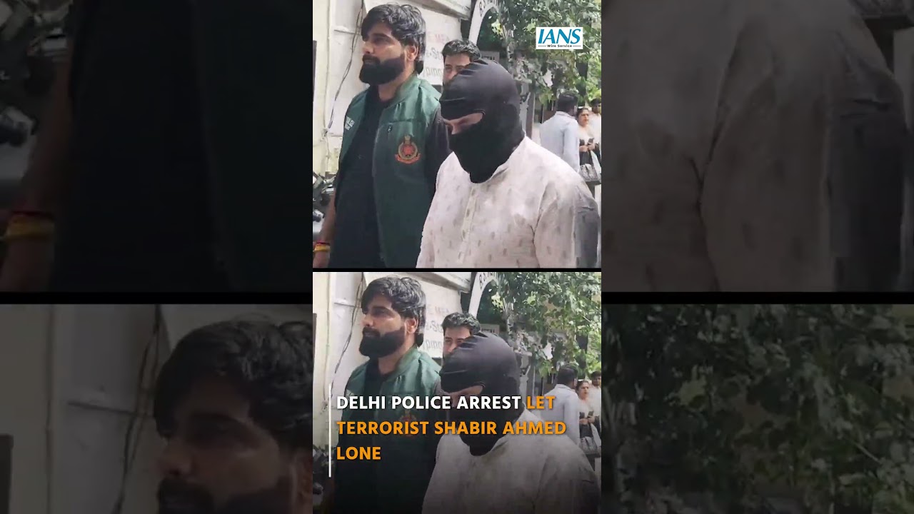 Delhi Police Arrest LeT Terrorist Shabir Ahmed Lone | AK-47 & Grenades Seized