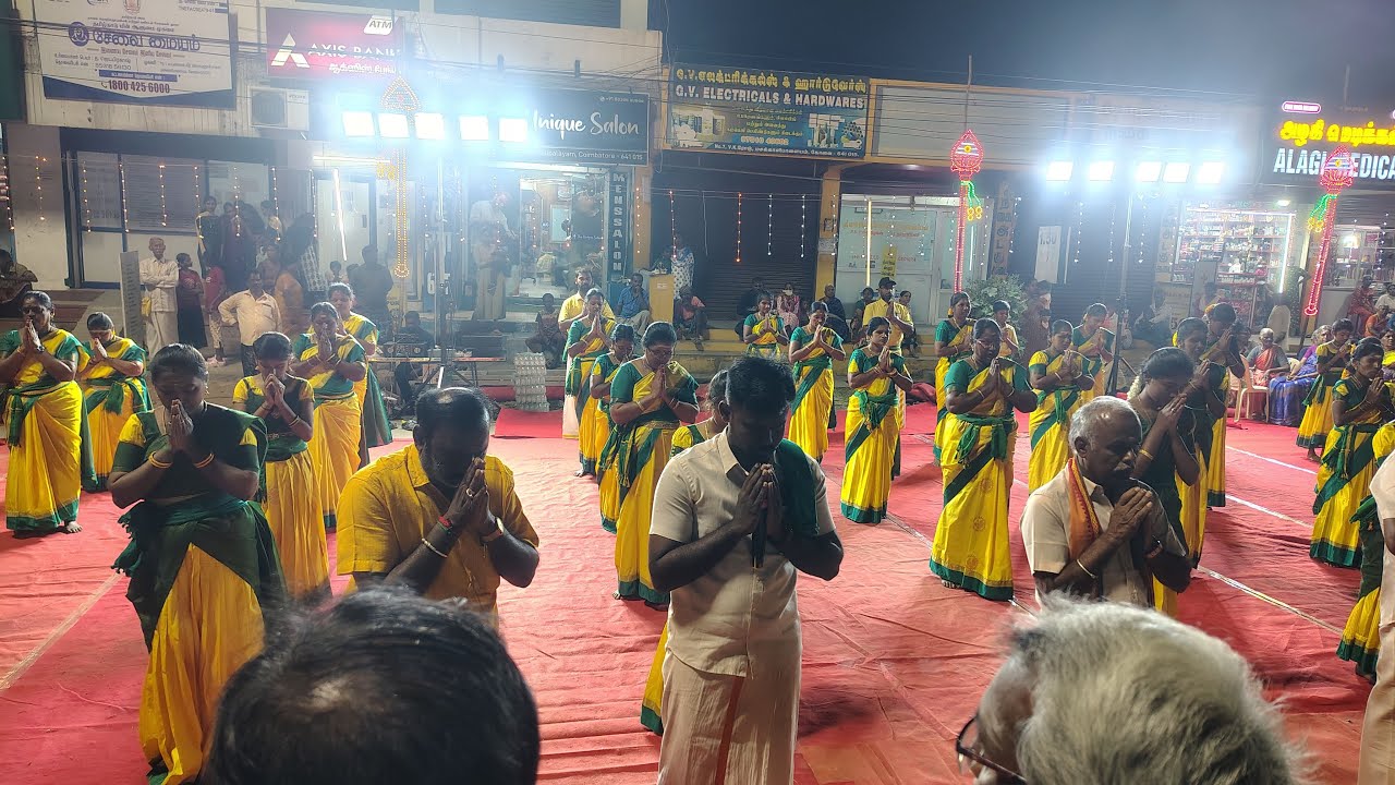 வள்ளி முருகன் கலைக்குழுவின் வள்ளி கும்மி நிகழ்ச்சி சிங்காநல்லூர் #live #vallikummi