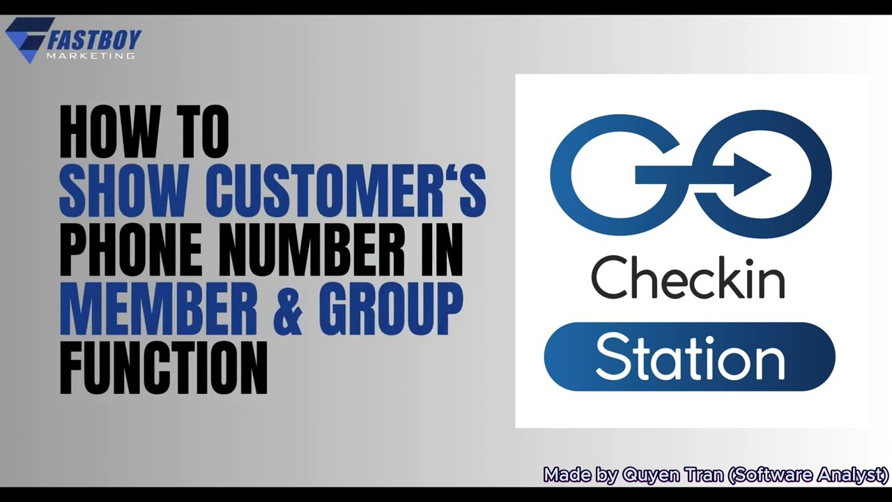 How to show Customer's phone number in Member & Group function?