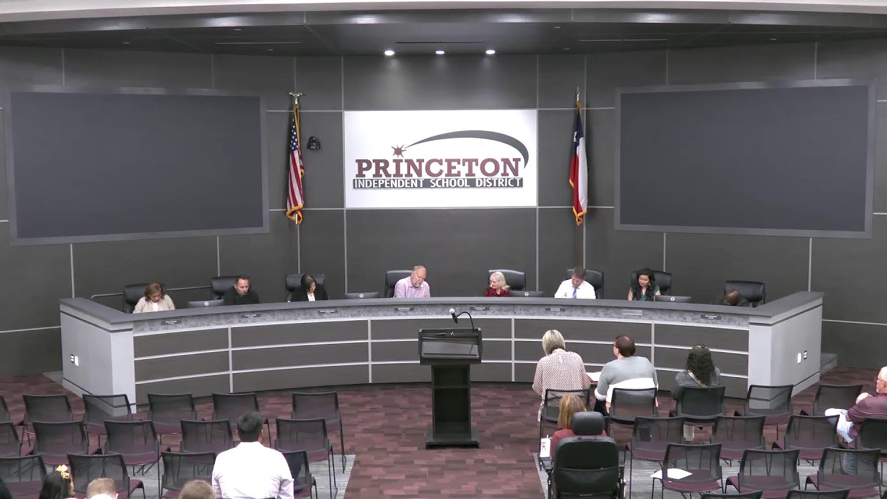 Princeton ISD November Board Meeting
