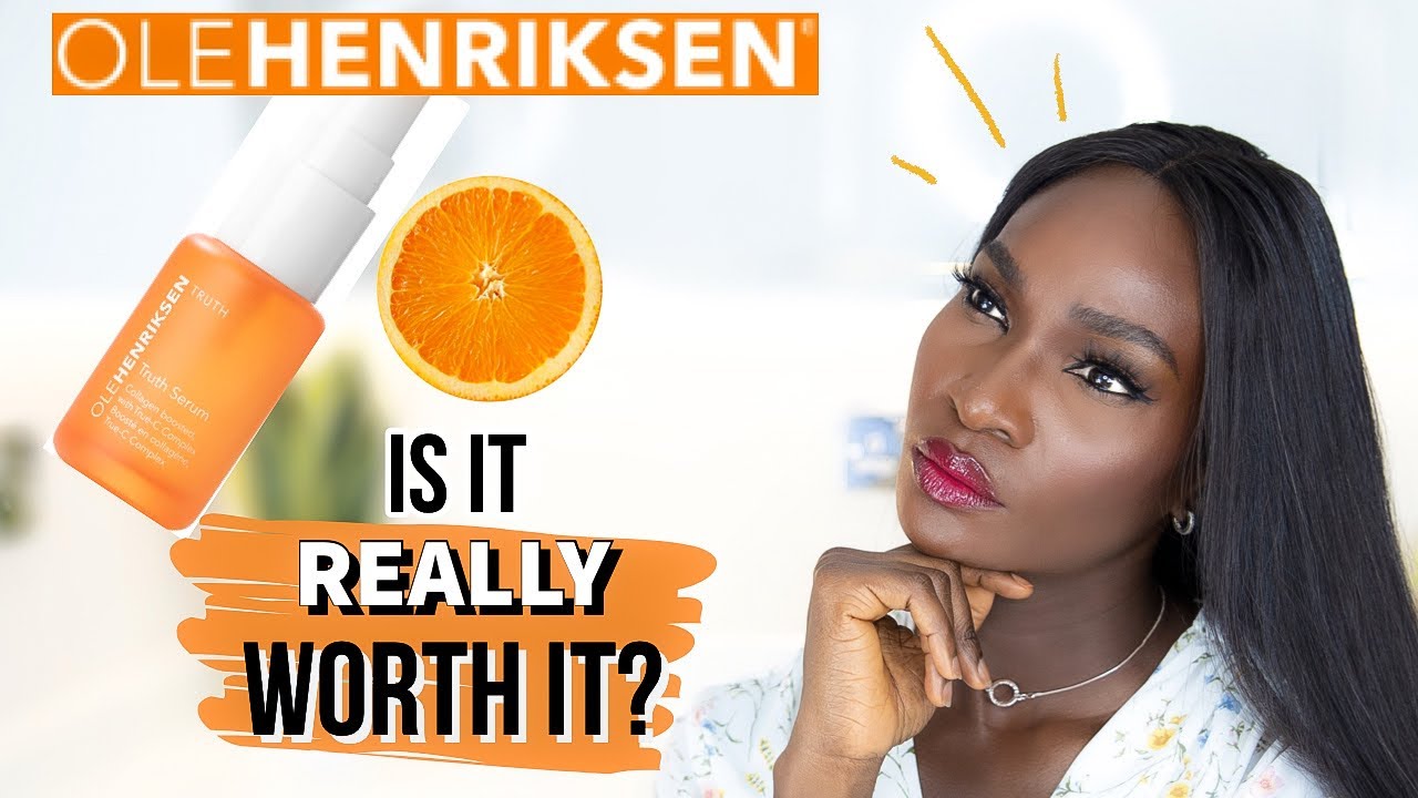 IS OLE HENRIKSEN TRUTH SERUM WORTH IT? - HONEST REVIEW | DARK SKIN