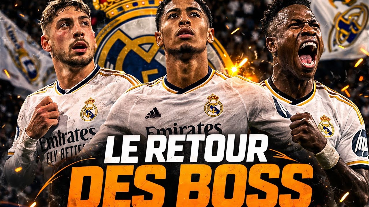 Le retour des BOSS. Valverde,Vinicius et Bellingham vont nous offrir une bonne fin de saison..